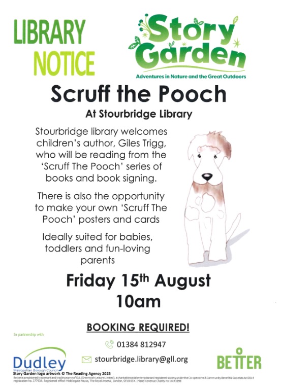 Stourbridge Library - Scruff The Pooch